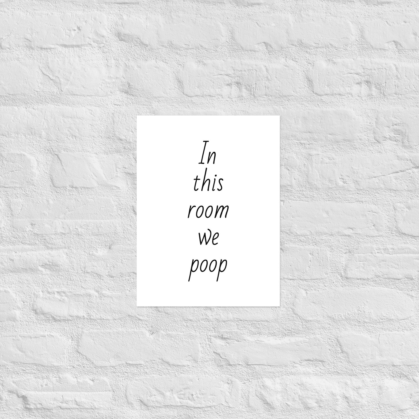 Poop...