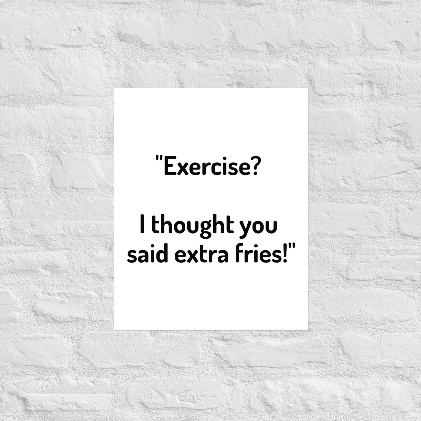 Exercise...